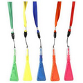 Isosceles Custom Plastic Highlighter Pen W/ Lanyard